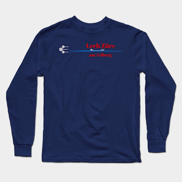 Ski Lech Zürs am Arlberg (Lech Zuers am Arlberg), Austria Long Sleeve T-Shirt by ArtDesignDE